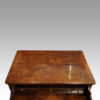George III walnut knee hole top