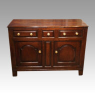 Georgian oak dresser base
