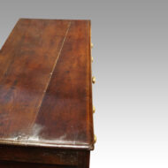 Georgian oak dresser base planked top