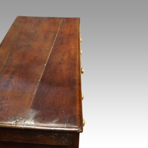 Georgian oak dresser base planked top