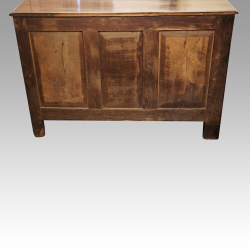 Georgian oak dresser base rear