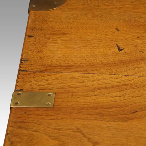 Large Victorian camphorwood trunk corner