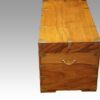 Large Victorian camphorwood trunk end