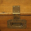 Large Victorian camphorwood trunk inset handle