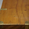 Large Victorian camphorwood trunk old split