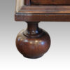 Queen Anne walnut chest of drawers bun feet