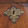 Queen Anne walnut chest of drawers escutcheon