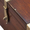 Victorian brass bound military chest steel screws