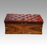 Victorian camphorwood ottoman