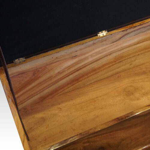 Victorian camphorwood ottoman interior