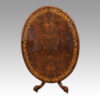 Victorian inlaid walnut loo table