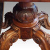 Victorian inlaid walnut loo table bulbous