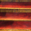 Victorian inlaid walnut side cabinet cupboard interior