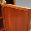 Victorian inlaid walnut side cabinet rear panel of cupboard door