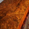 Victorian inlaid walnut side cabinet top kingwood banding