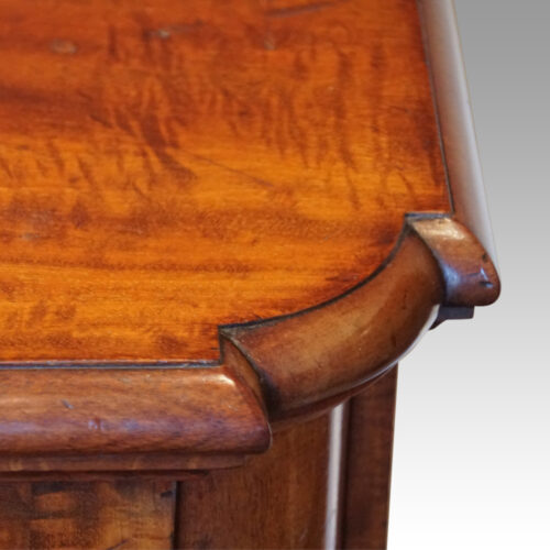 Victorian mahogany low cupboard for TV corner
