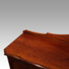 Victorian mahogany low cupboard for TV end top