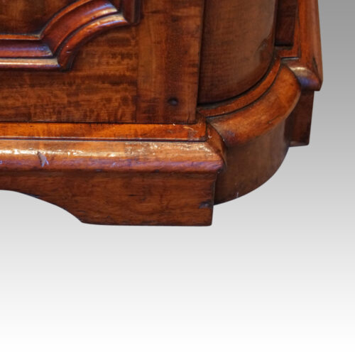 Victorian mahogany low cupboard for TV feet