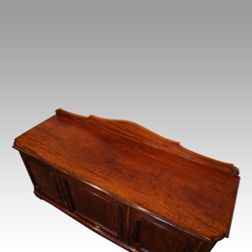Victorian mahogany low cupboard for TV top