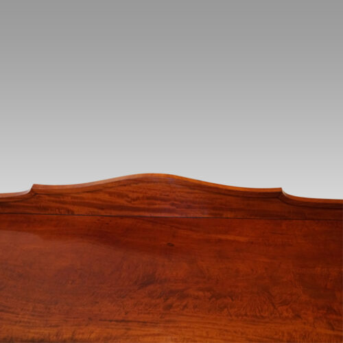 Victorian mahogany low cupboard for TV top rail