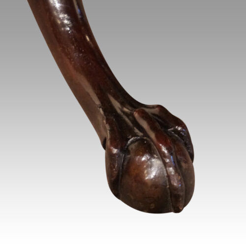 14ft 3 pillar mahogany dining table claw and ball toe