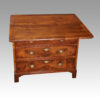 19thc. walnut batchelors chest flap down