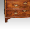 19thc. walnut batchelors chest foot