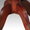Antique large 3 pillar dining table base detail