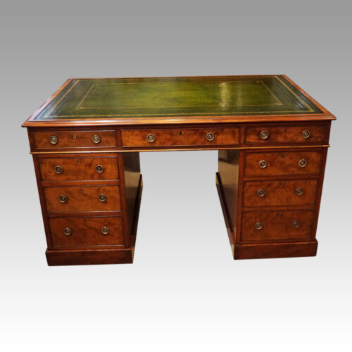 Antique mahogany partners desk