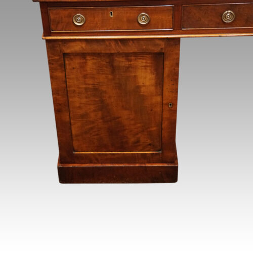 Antique mahogany partners desk cupboard door