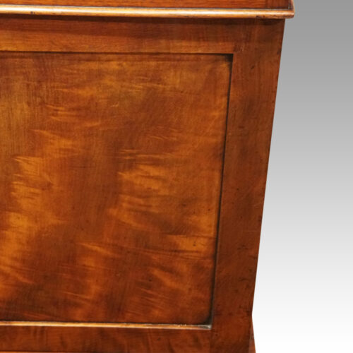 Antique mahogany partners desk door panel