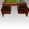 Antique mahogany partners desk doors open