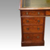 Antique mahogany partners desk drawers