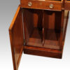 Antique mahogany partners desk interior