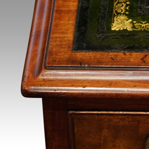 Antique mahogany partners desk moulding