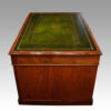 Antique mahogany partners desk side view