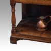 Antique oak Shropshire dresser front leg