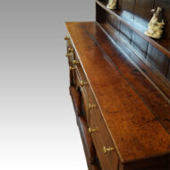 Antique oak Shropshire dresser top surface