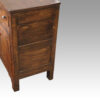 George III oak dresser base end