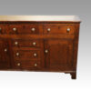 George III oak dresser base end cupboard