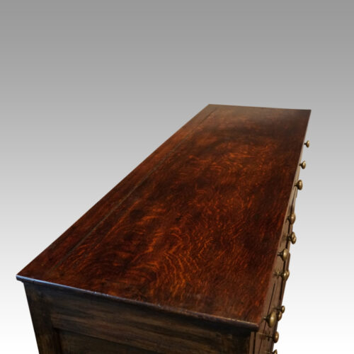 George III oak dresser base top (2)