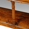 George III oak pot board dresser base centre leg