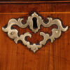 George III walnut chest on chest escutcheon