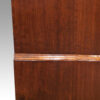 George III walnut chest on chest side waist