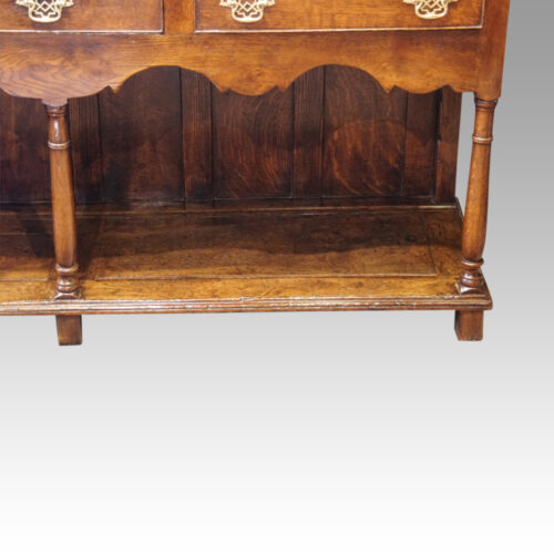 Georgian oak pot board dresser backboards