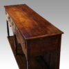 Georgian oak pot board dresser top angle