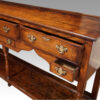 Georgian oak pot board dresser drawers open
