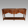 Georgian oak pot board dresser front