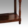 Georgian oak pot board dresser leg detail