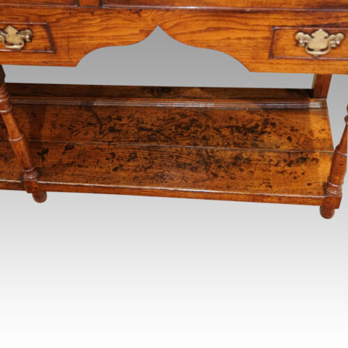 Georgian oak pot board dresser pot board